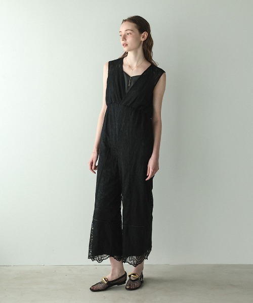 DONOBAN(ドノバン)の「【ANDRESD】Panel Embroidery All In One パーティーバッグ 結婚式 二次会 お呼ばれ フォーマル オケージョン(サロペット/オーバーオール・レディース・ブラック/アイボリー/ブラウン・S/M)」の21枚目の写真