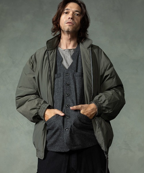 EGO TRIPPING(エゴトリッピング)の「mj11748-VOID WARM JACKET 中綿ジャケット(616760)(ブルゾン・メンズ・チャコール/レッド/ブラック・46/48)」の22枚目の写真