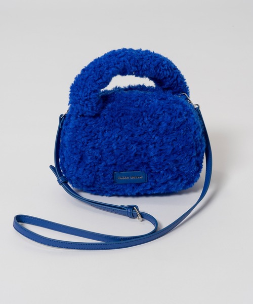 MAISON SPECIAL(メゾンスペシャル)の「【2026Autumn PRE-ORDER】Fur Round Mini Bag/ファーラウンドミニバッグ(ハンドバッグ・レディース・ブルー/ブラック/アイボリー/マルチ・FREE)」の11枚目の写真