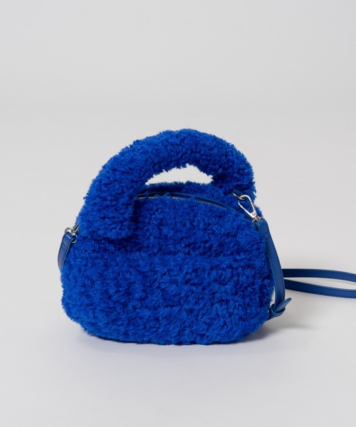 MAISON SPECIAL(メゾンスペシャル)の「【2026Autumn PRE-ORDER】Fur Round Mini Bag/ファーラウンドミニバッグ(ハンドバッグ・レディース・ブルー/ブラック/アイボリー/マルチ・FREE)」の12枚目の写真