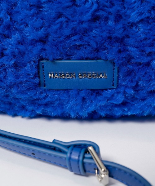 MAISON SPECIAL(メゾンスペシャル)の「【2026Autumn PRE-ORDER】Fur Round Mini Bag/ファーラウンドミニバッグ(ハンドバッグ・レディース・ブルー/ブラック/アイボリー/マルチ・FREE)」の13枚目の写真