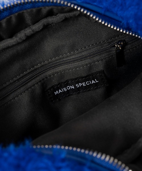 MAISON SPECIAL(メゾンスペシャル)の「【2026Autumn PRE-ORDER】Fur Round Mini Bag/ファーラウンドミニバッグ(ハンドバッグ・レディース・ブルー/ブラック/アイボリー/マルチ・FREE)」の17枚目の写真