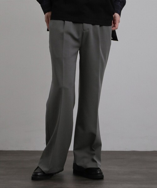 tk.TAKEO KIKUCHI(ティーケータケオキクチ)の「【防シワ/ストレッチ/セット対応可】smart shift seriesワイドストレートパンツ(その他パンツ・メンズ・ブラウン系その他/ブラック/チャコールグレー・01/02/03)」の3枚目の写真