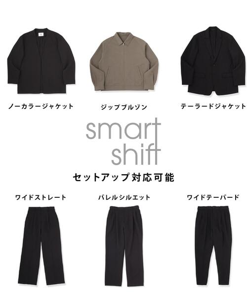 tk.TAKEO KIKUCHI(ティーケータケオキクチ)の「【防シワ/ストレッチ/セット対応可】smart shift seriesワイドストレートパンツ(その他パンツ・メンズ・ブラウン系その他/ブラック/チャコールグレー・01/02/03)」の14枚目の写真