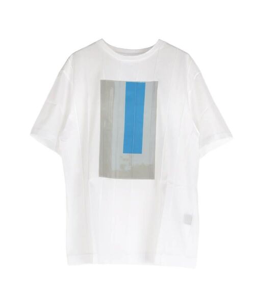 :ETHROF(イーサオブ)の「ART PRINT PINTUCK T-SHIRT(Tシャツ/カットソー・レディース・オフホワイト/ブラック・FREE)」の18枚目の写真