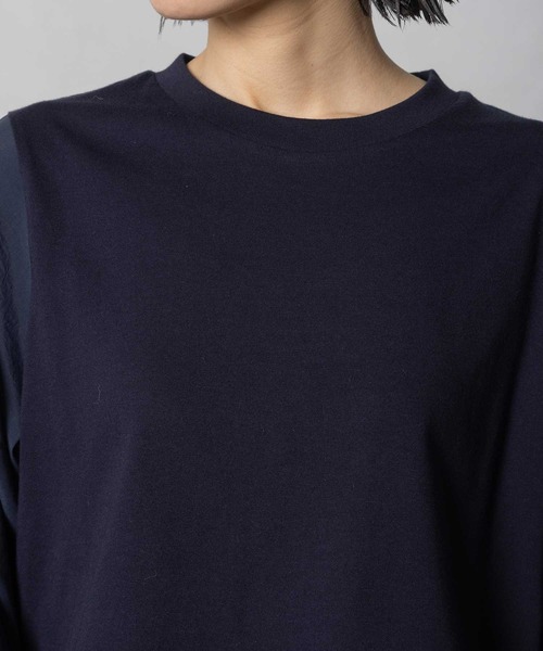 MARECHAL TERRE(マルシャルテル)の「タックフレアースリーブトップス(Tシャツ/カットソー・レディース・ライトグレー/ブラック/ネイビー/オフホワイト・MEDIUM)」の10枚目の写真
