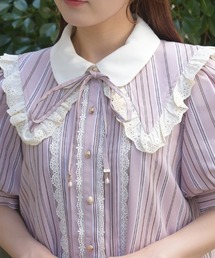 axes femme（アクシーズファム）の「ストライプセーラー付け衿（その他雑貨）」