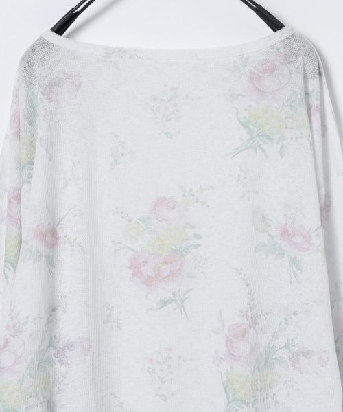JEANASIS（ジーナシス）の「シアーワッフルドロストプルオバーLS/1067550（Tシャツ/カットソー・レディース・グレー/ホワイト系その他/ブラック/ホワイト・FREE）」の19枚目の写真