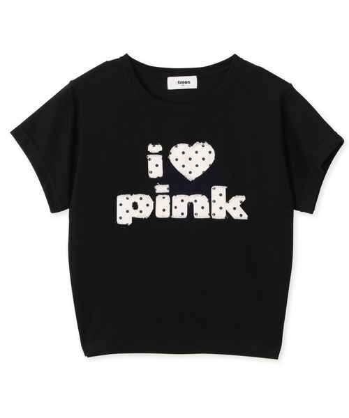 atmos pink(アトモスピンク)の「atmos pink I Love pink Dot T-shirt / アトモス ピンク アイ ラブ ピンク ドット T-シャツ(Tシャツ/カットソー・レディース・ブラウン/ホワイト/ブラック・FREE)」の2枚目の写真