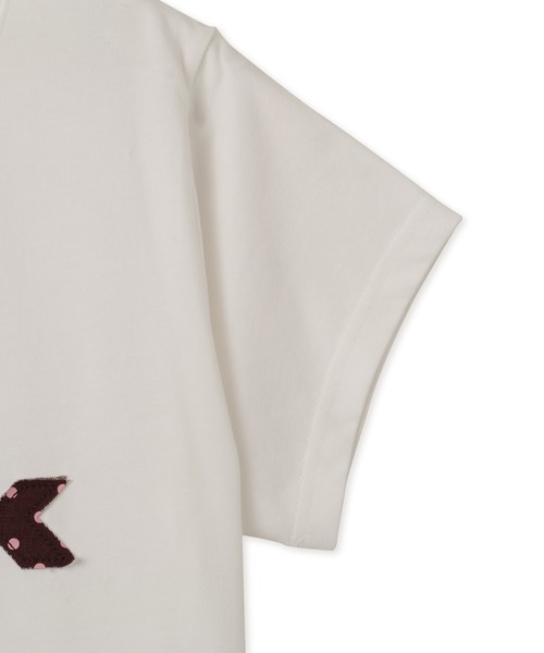 atmos pink(アトモスピンク)の「atmos pink I Love pink Dot T-shirt / アトモス ピンク アイ ラブ ピンク ドット T-シャツ(Tシャツ/カットソー・レディース・ブラウン/ホワイト/ブラック・FREE)」の5枚目の写真