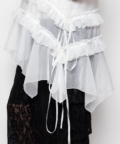 PUNYUS(プニュズ)の「【NEW SIZE】シアーワンピース(ワンピース・レディース・ブラック/ホワイト・3/1/2/4/5)」の18枚目の写真
