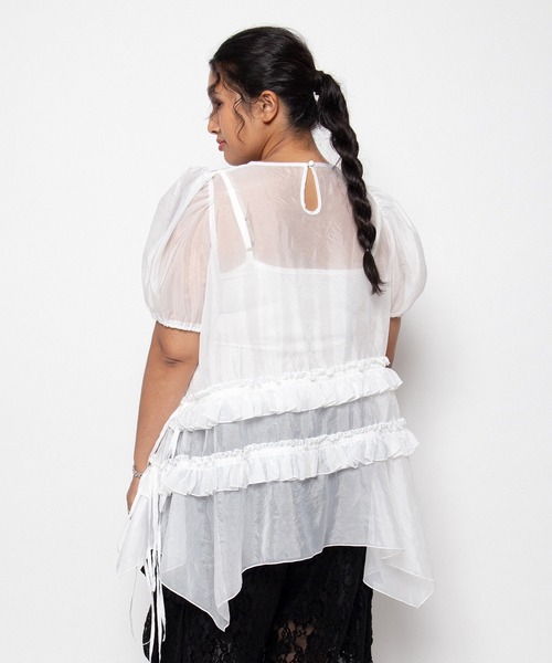 PUNYUS(プニュズ)の「【NEW SIZE】シアーワンピース(ワンピース・レディース・ブラック/ホワイト・3/1/2/4/5)」の19枚目の写真