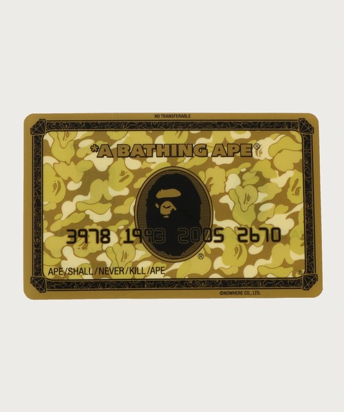 BAPE CARD STICKER SET BAPEC（ステッカー/テープ）｜A BATHING APE