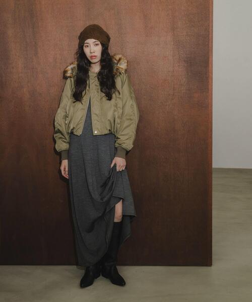 TICCA（ティッカ）の「『別注』TICCA×URBAN RESEARCH　ショートN2Bジャケット（ダウンジャケット/コート・レディース・カーキ/モカ・FREE）」の6枚目の写真