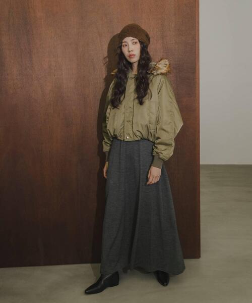 TICCA（ティッカ）の「『別注』TICCA×URBAN RESEARCH　ショートN2Bジャケット（ダウンジャケット/コート・レディース・カーキ/モカ・FREE）」の9枚目の写真