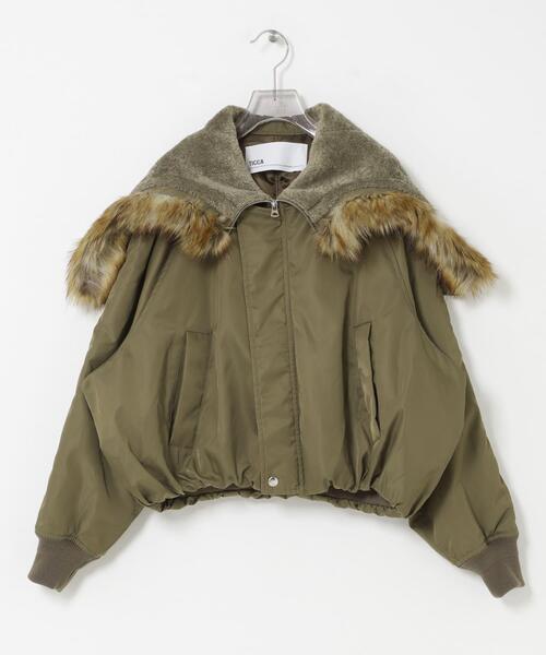 TICCA（ティッカ）の「『別注』TICCA×URBAN RESEARCH　ショートN2Bジャケット（ダウンジャケット/コート・レディース・カーキ/モカ・FREE）」の10枚目の写真