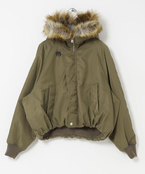 TICCA（ティッカ）の「『別注』TICCA×URBAN RESEARCH　ショートN2Bジャケット（ダウンジャケット/コート・レディース・カーキ/モカ・FREE）」の11枚目の写真