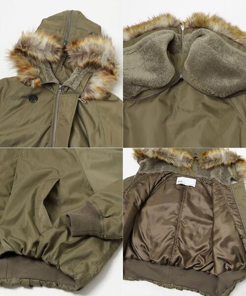 TICCA（ティッカ）の「『別注』TICCA×URBAN RESEARCH　ショートN2Bジャケット（ダウンジャケット/コート・レディース・カーキ/モカ・FREE）」の12枚目の写真