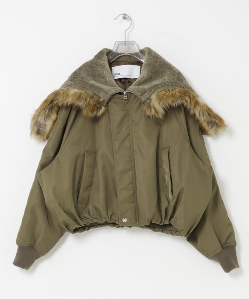 TICCA(ティッカ)の「『別注』TICCA×URBAN RESEARCH ショートN2Bジャケット(ダウンジャケット/コート・レディース・カーキ/モカ・FREE)」の19枚目の写真