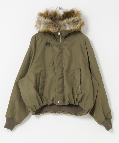 TICCA(ティッカ)の「『別注』TICCA×URBAN RESEARCH ショートN2Bジャケット(ダウンジャケット/コート・レディース・カーキ/モカ・FREE)」の20枚目の写真