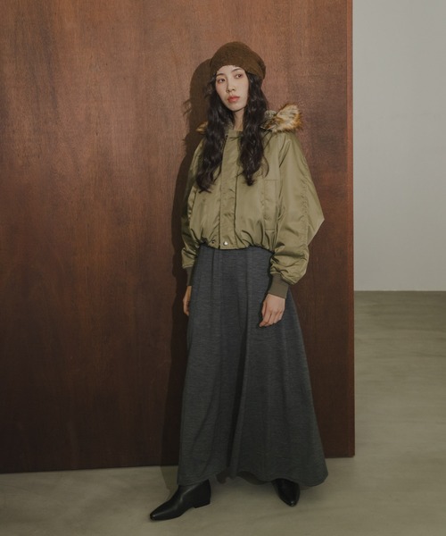 TICCA(ティッカ)の「『別注』TICCA×URBAN RESEARCH ショートN2Bジャケット(ダウンジャケット/コート・レディース・カーキ/モカ・FREE)」の16枚目の写真