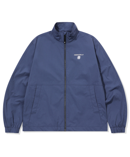 BEENTRILL(ビントリル)の「エッセンシャルロゴストレッチウーブントラックジャケット(ネイビー)(ナイロンジャケット・レディース・その他・MEDIUM/LARGE/X-LARGE/2XL)」の1枚目の写真