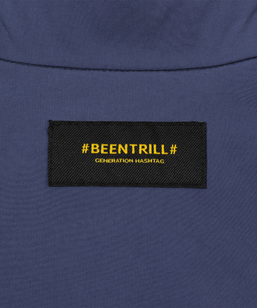 BEENTRILL(ビントリル)の「エッセンシャルロゴストレッチウーブントラックジャケット(ネイビー)(ナイロンジャケット・レディース・その他・MEDIUM/LARGE/X-LARGE/2XL)」の3枚目の写真