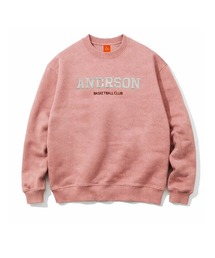 ＆RSON（アンダーソン）の「カレッジロゴ スウェットシャツ / レギュラーフィット クルーネックスウェット（スウェット）」