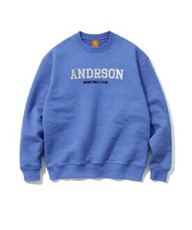 ＆RSON（アンダーソン）の「カレッジロゴ スウェットシャツ / レギュラーフィット クルーネックスウェット（スウェット）」