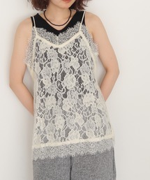 【cheriella】フラワーレースキャミソール FLOWER LACE CAMISOLE