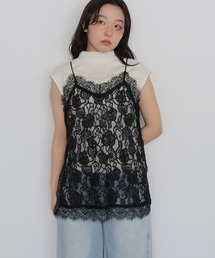 【cheriella】フラワーレースキャミソール FLOWER LACE CAMISOLE