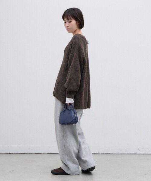 CIAOPANIC TYPY(チャオパニックティピー)の「∴深Vレースドッキングオーバーニット(ニット/セーター・レディース・グレー/レッド/ブラック/オフホワイト・ONE SIZE)」の17枚目の写真
