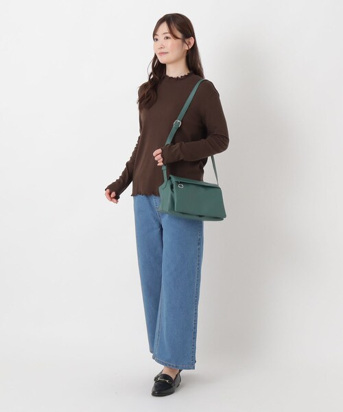 one'sterrace(ワンズテラス)の「【ワンズテラスオリジナル】TSL 合皮ポケットフラップショルダー(ショルダーバッグ・レディース・ブラック系8/ダークブラウン系8/グリーン系その他6・99)」の18枚目の写真