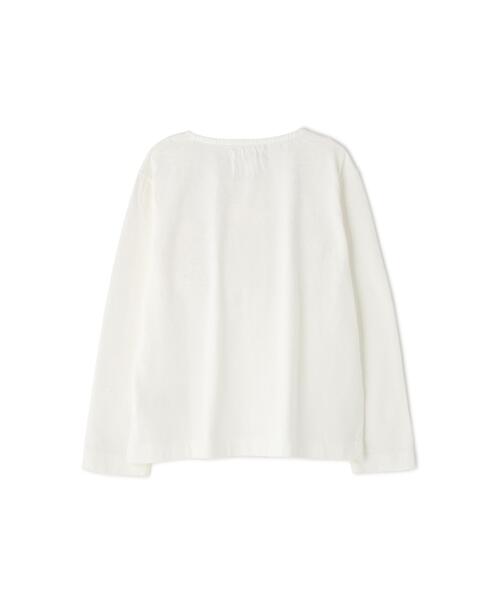 MHL.(エムエイチエル)の「DRY COTTON JERSEY TOP(Tシャツ/カットソー・レディース・ホワイト・2)」の5枚目の写真