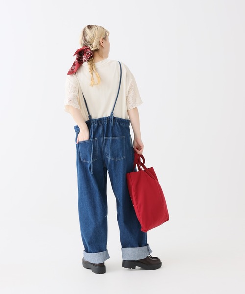 HEART MARKET(ハートマーケット)の「レース部分使いチュニック(Tシャツ/カットソー・レディース・ブラック/ナチュラル/ブルー/グリーン/チャコール・FREE)」の21枚目の写真