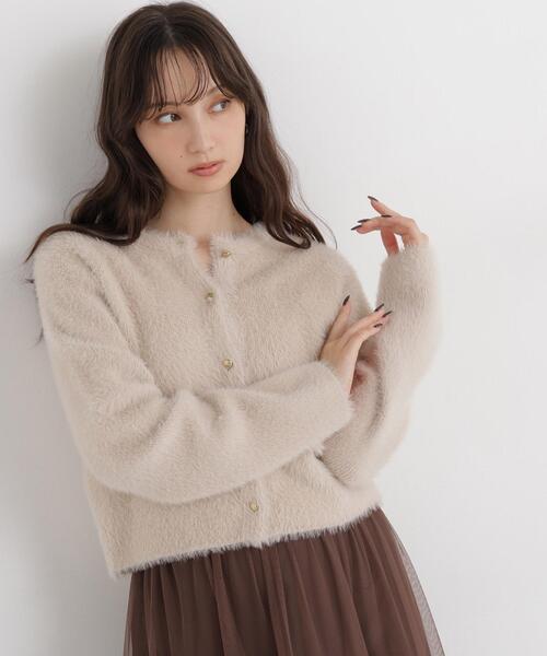 NATURAL BEAUTY BASIC(ナチュラルビューティーベーシック)の「シャギーアンサンブル(アンサンブル・レディース・ライトグリーン/ブルー/ブラウン/ベージュ・FREE)」の22枚目の写真