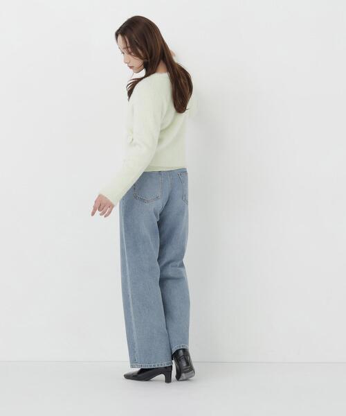 NATURAL BEAUTY BASIC(ナチュラルビューティーベーシック)の「シャギーアンサンブル(アンサンブル・レディース・ライトグリーン/ブルー/ブラウン/ベージュ・FREE)」の8枚目の写真