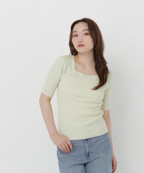 NATURAL BEAUTY BASIC(ナチュラルビューティーベーシック)の「シャギーアンサンブル(アンサンブル・レディース・ライトグリーン/ブルー/ブラウン/ベージュ・FREE)」の14枚目の写真