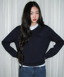 CLASSIC REGULAR V NECK KNIT NAVY