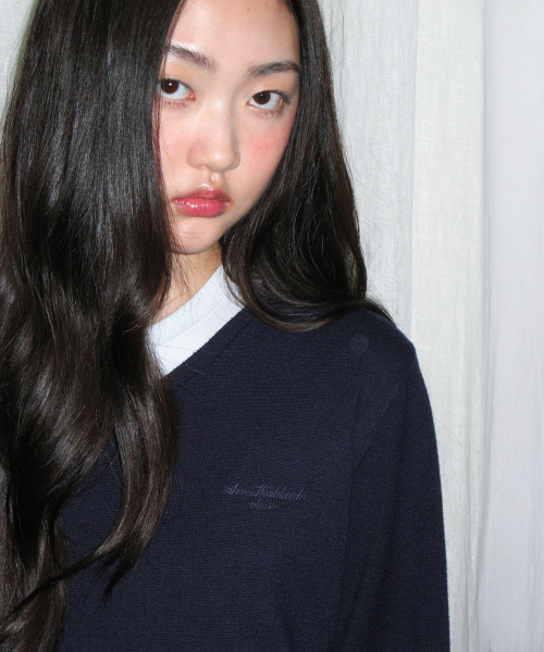 AMESWORLDWIDE（アメスワールドワイド）の「CLASSIC REGULAR V NECK KNIT NAVY（ニット/セーター・レディース・その他・FREE）」の3枚目の写真