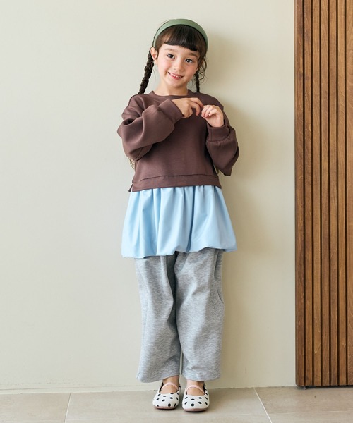 Piet(ピエット)の「裾バルーン プルオーバー(Tシャツ/カットソー・キッズ・ブラック/ブラウン・120/110/100/130)」の22枚目の写真