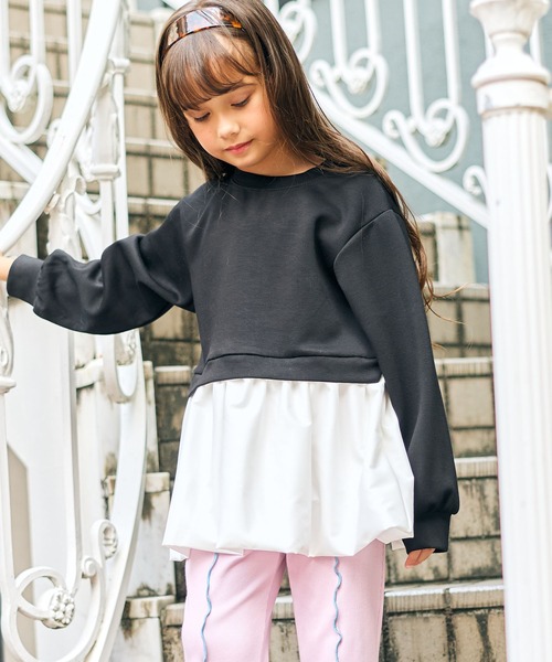 Piet(ピエット)の「裾バルーン プルオーバー(Tシャツ/カットソー・キッズ・ブラック/ブラウン・120/110/100/130)」の19枚目の写真