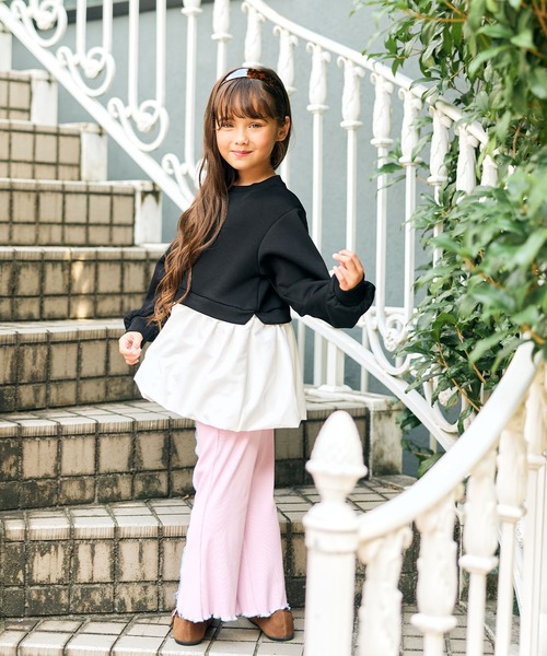 Piet(ピエット)の「裾バルーン プルオーバー(Tシャツ/カットソー・キッズ・ブラック/ブラウン・120/110/100/130)」の15枚目の写真