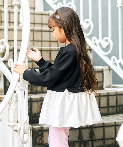 Piet(ピエット)の「裾バルーン プルオーバー(Tシャツ/カットソー・キッズ・ブラック/ブラウン・120/110/100/130)」の16枚目の写真