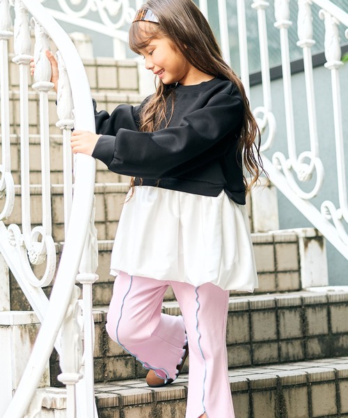 Piet(ピエット)の「裾バルーン プルオーバー(Tシャツ/カットソー・キッズ・ブラック/ブラウン・120/110/100/130)」の14枚目の写真