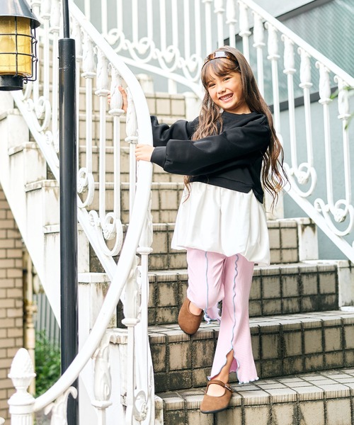 Piet(ピエット)の「裾バルーン プルオーバー(Tシャツ/カットソー・キッズ・ブラック/ブラウン・120/110/100/130)」の11枚目の写真