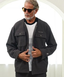 Maison code 13（メゾンコードサーティーン）の「mj11806- Bonded Corduroy No Collar Jacket ノーカラージャケット(M26W-15)（ノーカラージャケット）」