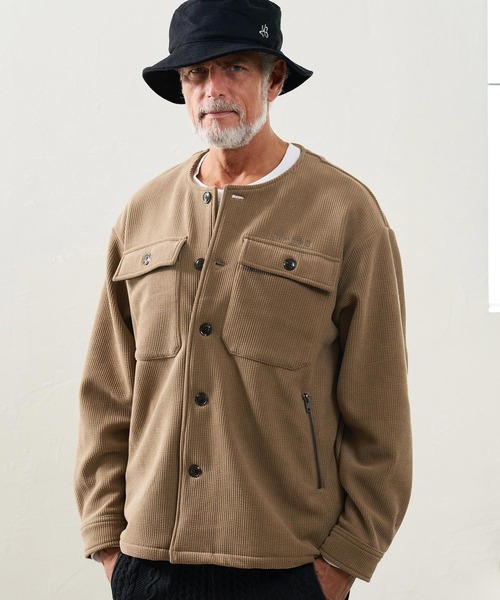 mj11806- Bonded Corduroy No Collar Jacket ノーカラージャケット(M26W-15)