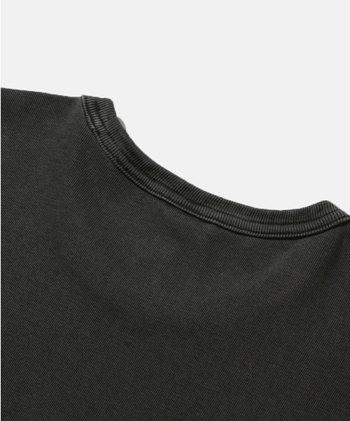MOIF（モイフ）の「[AW26] ガーメントダイ L/S Tシャツ / チャコール（Tシャツ/カットソー・メンズ・その他・1(S)/2(M)/3(L)）」の8枚目の写真