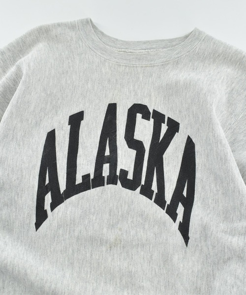 VINTAGE(ヴィンテージ)の「【USED】90's CROSS GRAIN "ALASKA" リバースタイプ スウェット USA製(スウェット・メンズ・グレー・X-LARGE)」の2枚目の写真